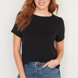 Old Navy Jet Black Short Sleeve Tee